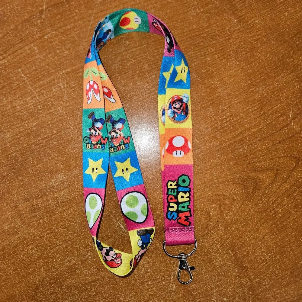 Super Mario Lanyard Power Up Your Daily Organization